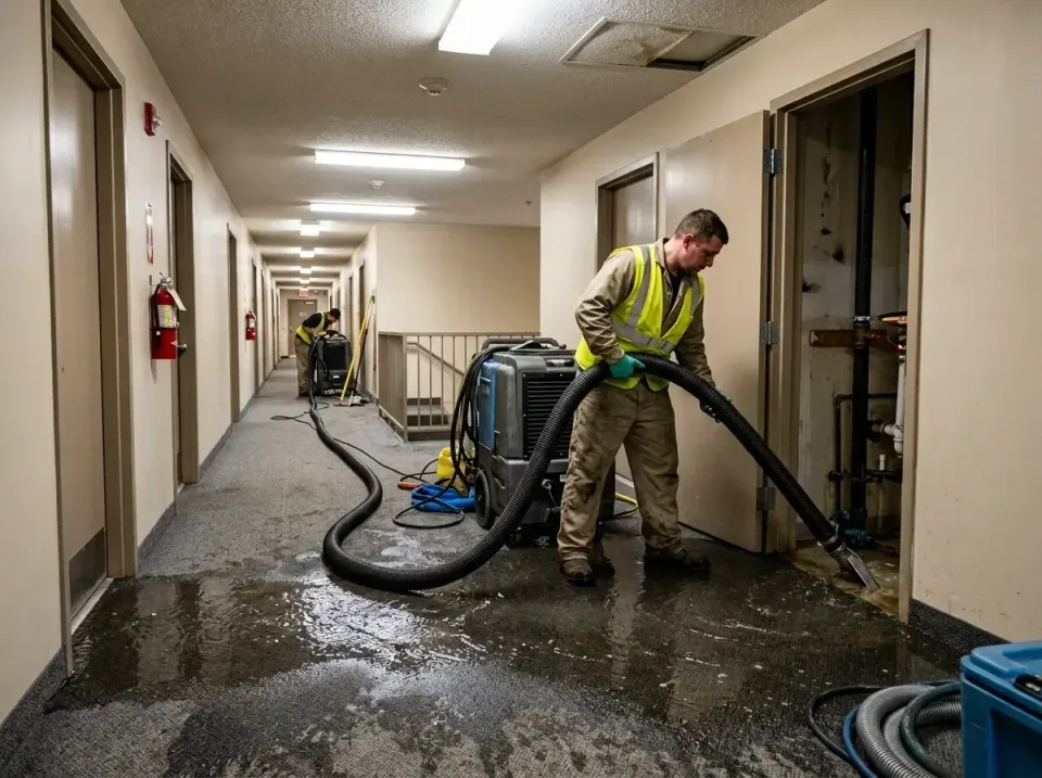 multi-unit-apartment-hallway-f-005 — frequently asked questions, Emergency Burst Pipe Water Extraction & Removal in Solon, IA